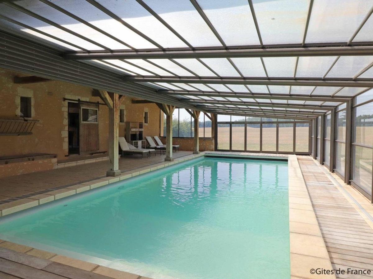 Maison De Charme Avec Piscine Interieure, Grand Jardin, Et Paysages Magnifiques En Pleine Campagne - Fr-1-497-164 Rémalard Exterior photo
